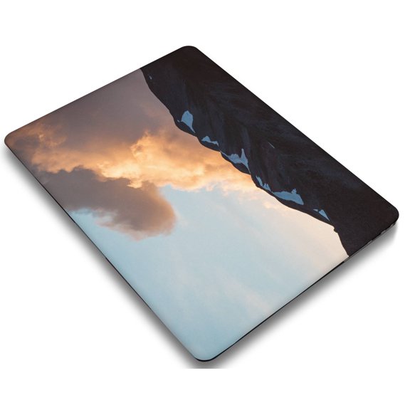KSK KAISHEK Hard Shell Compatible with Old MacBook Pro 15"( No Touch, 2015 - 2012) + Black Keyboard Cover Model A1398, No USB-C / CD-ROM Sky Series 1267