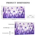 thumbnail image 3 of Butterfly Lavender Switch Cover Decorative Wall Plate / 4-Gang 4-Toggle / Standard Size 4.5x8 in, 3 of 5