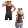 thumbnail image 2 of Anygrew Womens Maternity Nursing Tank Tops Camis Adjustable Straps Breastfeeding Camisoles with Built in Bra, 2 of 5