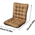 thumbnail image 4 of 27" Floor Folding Chair with Back Support, Padded Folding Gaming Sofa Chair, Cortable Gaming Chair Recliner Seat with Comfy Cushion, for Teens (Green, 70cm/27.56inch), 4 of 7