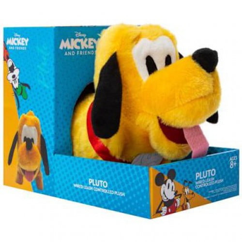 Disney Mickey & Friends Pluto Wire Leash Controlled Plush