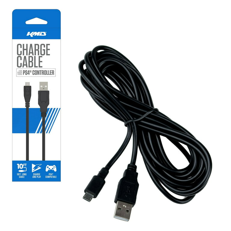 KMD Câble de Chargement Recharge USB 3 mètres Pour Manette Pad Joystick  Sony PlayStation 4 PS4 - Cdiscount Informatique