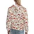thumbnail image 7 of Haiem Cartoon Mushrooms for Women's Fashion Hoodies & Sweatshirts with Kangaroo Pocket,Hooded Sweatshirt with Eye-catching Drawstrings-Medium, 7 of 7
