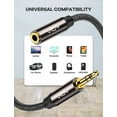 thumbnail image 3 of Cable Extension Auriculares VIOY AC08 bk 50FT Audio Auxiliar 3.5mm Macho a Hembra 15 Metros, 3 of 5
