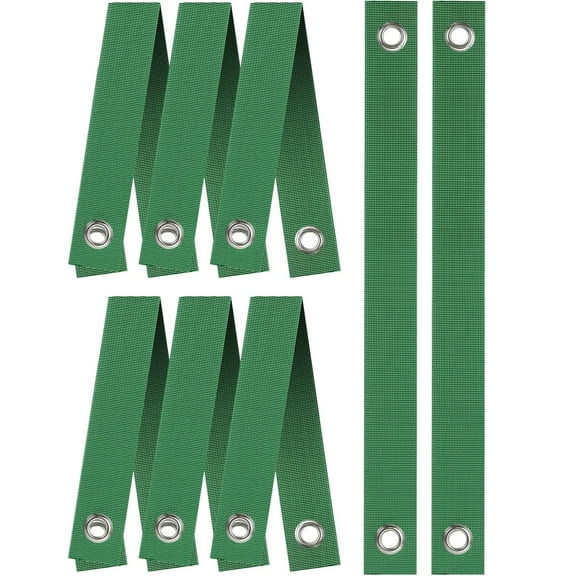 GoXteam 8 Pack 15.8 Inch Tree Straps with Grommets for Guying/Staking - Young Tree and Plant Supports for Newky Planted Saplings and Hurricane Protection