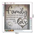 thumbnail image 3 of DIY 5D Diamond Painting Kit, Full Diamond Painting, Diamond Picture Art, Wall Decoration, Family Love, 13.8" x 13.8", 3 of 5