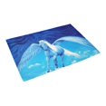 thumbnail image 3 of MKHERT Flying White Pegasus Horse Doormat Rug Home Decor Floor Mat Bath Mat 23.6x15.7 inch, 3 of 3