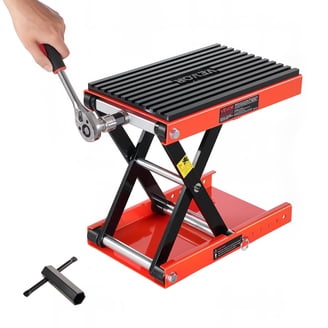 Extreme Max 5001.5044 1100 lb. Motorcycle Scissor Jack for Repair
