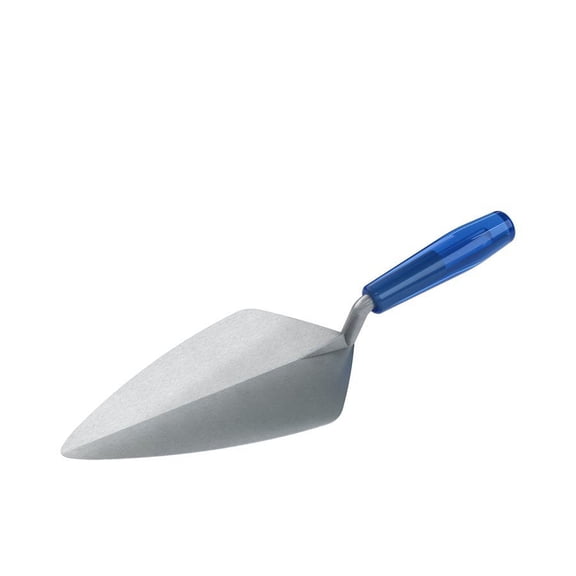 BRICK TROWEL FORGED 10" NL PLASTIC HANDLE