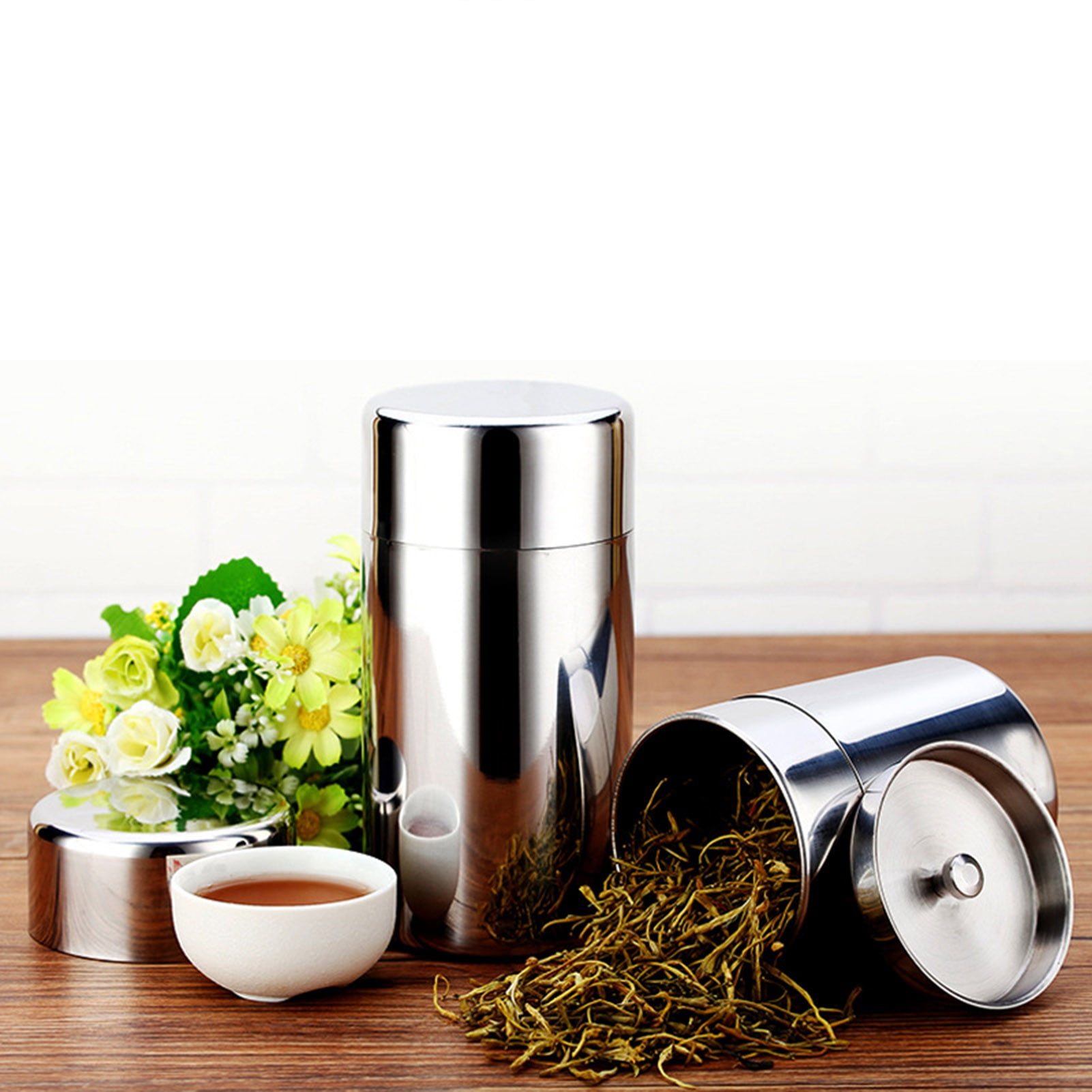 Smooth Containers Mosey Tobacco Cans Airtight Large Capacity Storage Container Smooth ...