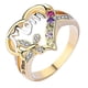 thumbnail image 1 of Anillo Del Día De La Madre Amor Corazón Mamá Anillo De Dedo Anillo De Aniversario Regalo Para Mamá Cateissary AP006762-02, 1 of 5