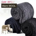 thumbnail image 4 of Prolriy Socks for Women Autumn and Winter Heavy Wool Socks Solid Color Medium Tube Socks Thick Warm Hoop Socks Stockings and Fluffy Towel Socks Womens Socks Purple One Size, 4 of 4