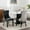 Black&Gray, variant on Gewnee 2-Pcs Set Modern High-end Tufted Solid Wood Contemporary PU and Velvet Upholstered Black+Orange Dining Chair with Wood Legs Nailhead Trim