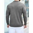 thumbnail image 6 of COOFANDY Men's Polo Shirt Slim Fit Long Sleeve Button Down Collar Soft Touch Knit Fabric, 6 of 6