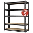 thumbnail image 6 of Garage Storage Shelves, 5 Tier Adjustable Shelving for Garage, Basement, Warehouse, Commercial, Easy Assemble, 16" W x " 72H x 36" D, 6 of 8