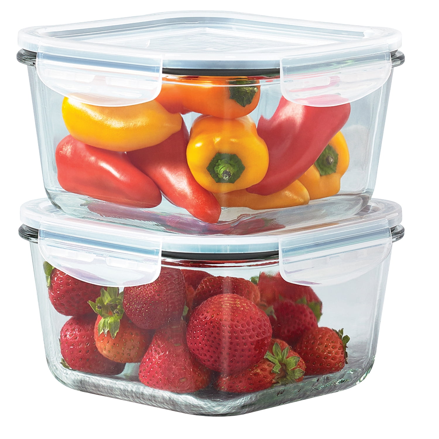 Mason Craft & More 4 Piece 37 ounce Food Storage Set with Lids