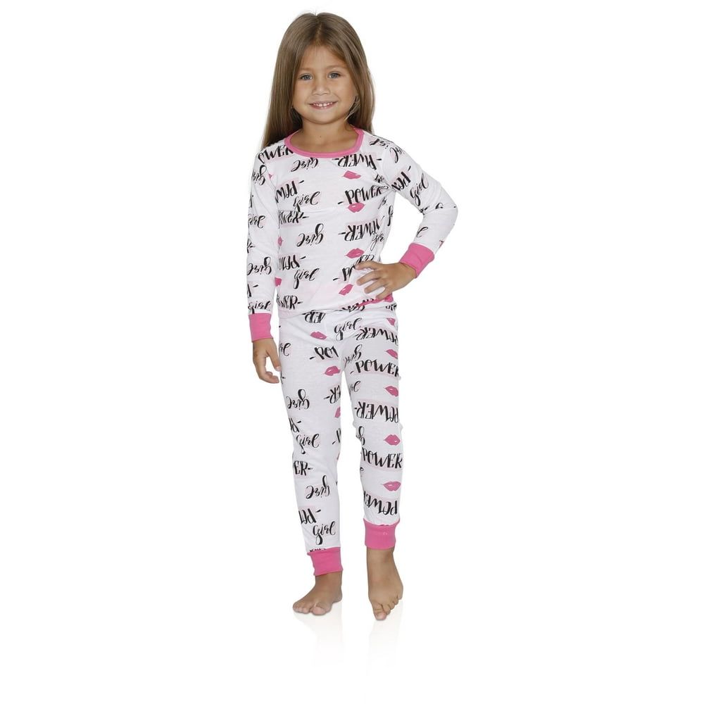 Prestigez - Cozy Couture Girls Pajama 2 Piece Fun Top and Pants ...