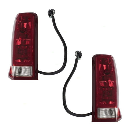- BROCK Taillights Tail Lamps w/ Red Signal Lens Pair Set Replacements for 02-06 Cadillac Escalade & 03-06 ESV 15044523 15079079