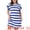 Royal Blue, variant on DARING DIVA Plus Size Tunic Short Sleeve Striped Casual t Shirt Dress 1X Black