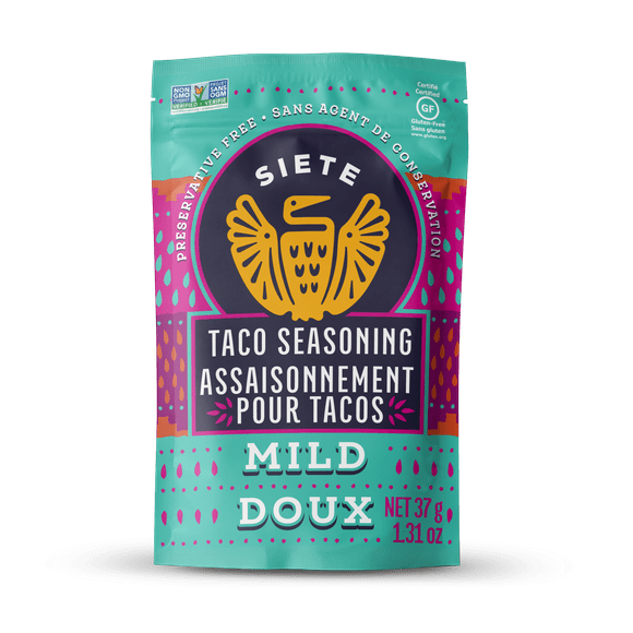 Assaisonnement doux pour tacos Siete Siete assaisonnement pour tacos - doux