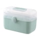 thumbnail image 5 of Caja de almacenamiento de medicamentos, contenedor de medicamentos de 3 capas, caja organizadora de medicamentos, familia extraíble, gran capacidad, C L, 5 of 8