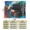 thumbnail image 3 of Twilight Saga Blanket Ultra-Soft Fleece Blanket for Couch Bed Warm Plush Throw Blanket Suitable for All Season 80x60In, 3 of 7