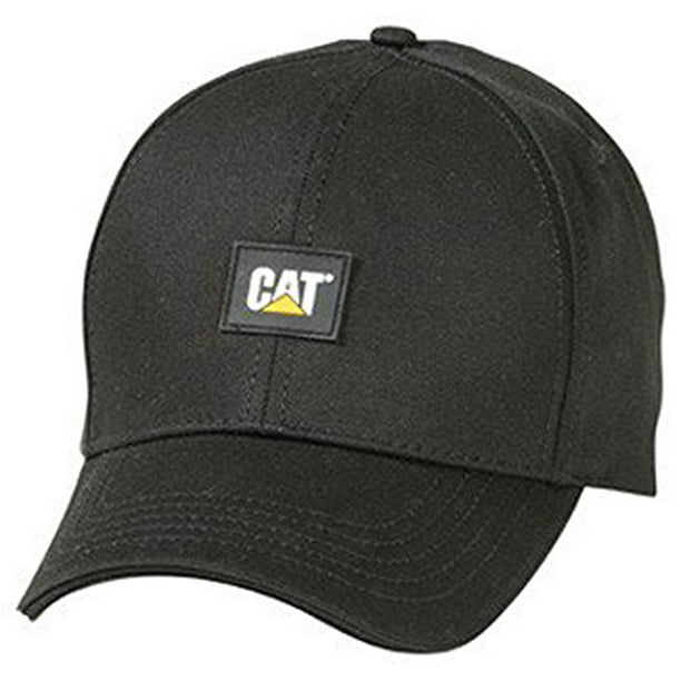 Caterpillar CAT Equipment Black Logo Patch Hat/Cap - Walmart.com ...