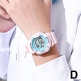 thumbnail image 1 of SGACAI Student Electronic Watch Small Macaron Style Luminous Alarm Clock Sports Electronic Watch, 1 of 1