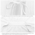 thumbnail image 6 of ANLIQI Women's 100% Cotton Robes Summer Short Sleeve Bathrobe Knee Length Sleepwear with Pockets(White,XL), 6 of 7