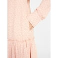 thumbnail image 5 of Time and Tru Women's Ruffle Mini Shirtdress, Sizes XS-XXXL, 5 of 6
