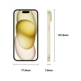 thumbnail image 2 of iPhone 15 Apple 256 GB eSIM Reacondicionado Amarillo, 2 of 4