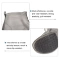 thumbnail image 5 of Uxcell M Silicone Reusable Foldable Overshoes Rain Galoshes Waterproof shoes cover, Gray, 5 of 7