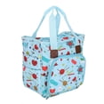 thumbnail image 1 of Bolsa de tejer de nailon, impermeable, portátil, plegable, divisor interior, para el hogar, con organizador de ropa de lana multifunción(Handbag), 1 of 5