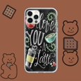 thumbnail image 1 of 53JOT Coffee Time Diseño Gráfico Funda Transparente Suave Compatible Con Tecno Camon 18 18T 18P Premier Anti-Caída Absorción De Golpes Cubierta, 1 of 4