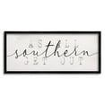 thumbnail image 2 of Stupell Industries Southern As All Get Out Phrase Typography Arrangement Typography Painting Gray Framed Art Print Wall Art, 10 x 24, 2 of 5