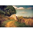 thumbnail image 2 of Rivera, John 24x17 White Modern Wood Framed Museum Art Print Titled - Webb Farm House, 2 of 4