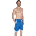 thumbnail image 3 of Sakkas Mens Contrast Stripes Skate Surf Board Short / Swim Trunks - Royal Blue - 3XL, 3 of 4