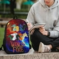 thumbnail image 3 of Wings Of Fire WOFDaypack 17 Inch Schoolbag Backpack Rucksack Large Capacity Shoulder Bag Travel Bags Students Bookbag, 3 of 5