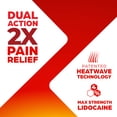 thumbnail image 2 of ThermaCare Heat + Max Strength Lidocaine Roll-On, Dual Action Pain Relief with Patented Heatwave Technology, Targeted No-Mess Relief for Back, Neck, Muscles & Joints, 2 of 8