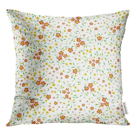 Lots Of Cushions STOAG Delicate Ditsy Pattern Lot of Little Flowers on Vintage Girlie Throw Pillowcase Cushion Case Cover 16x16 inch ()