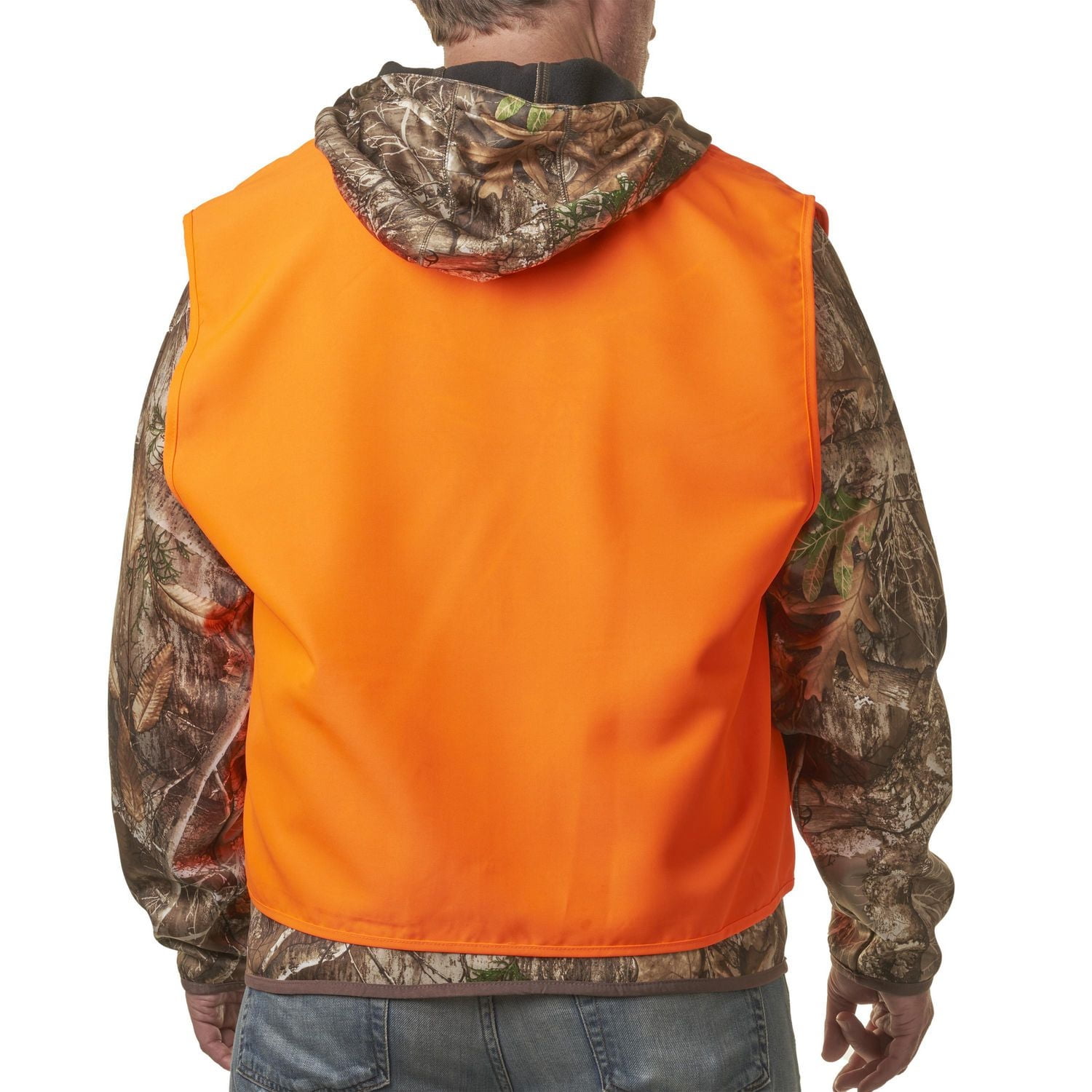 Realtree Blaze Orange Men's Cover Vest, Sizes S/M-2XL/3XL