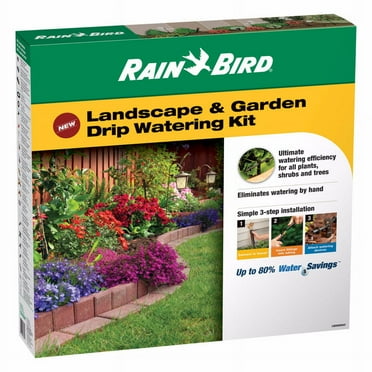 Rain Bird LNDDRIPKIT Drip Irrigation Landscape & Garden Watering 108 Piece Kit