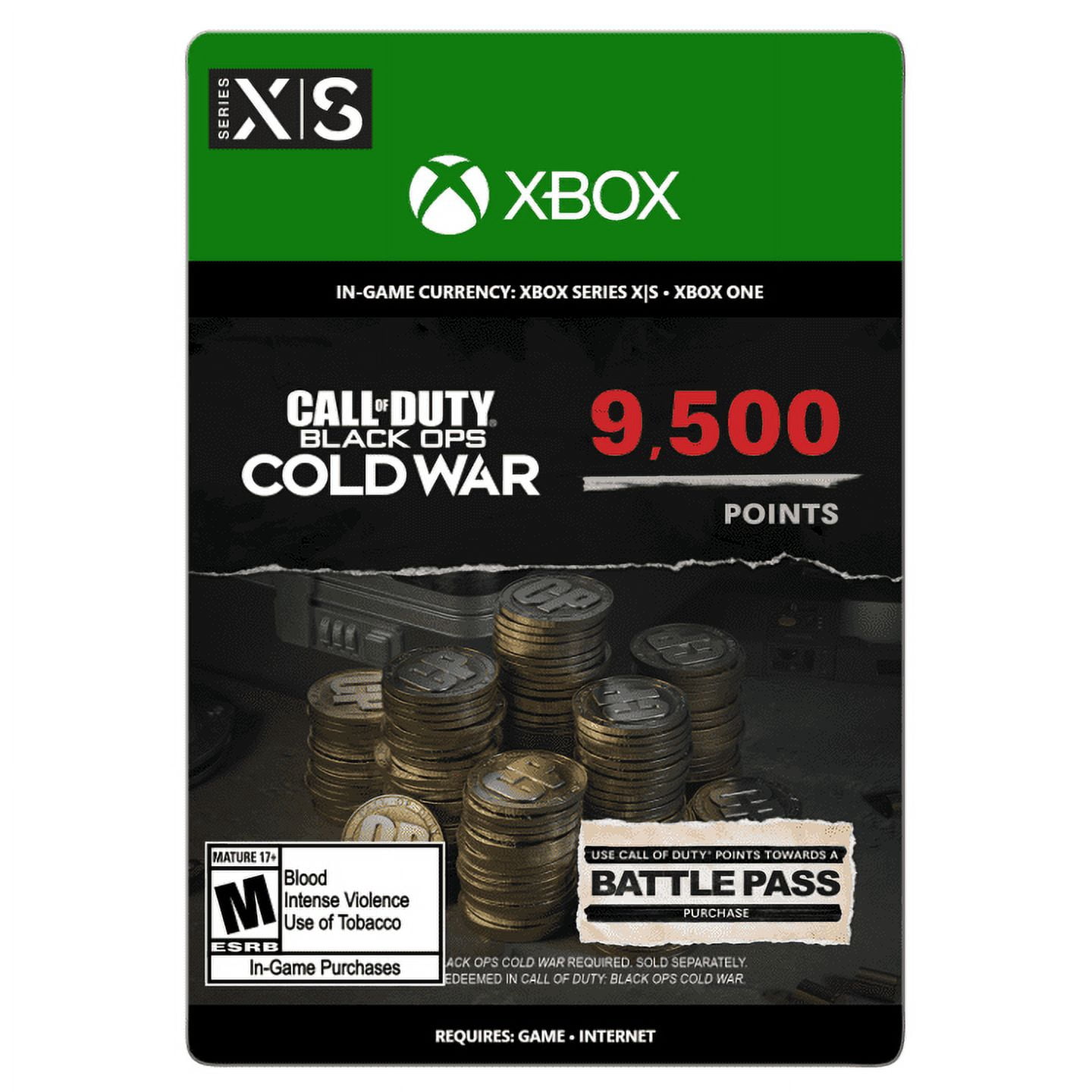 Call Of Duty Cold War - 9500 Points - Xbox One, Xbox Series X|S [Digital]