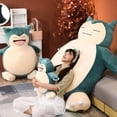 thumbnail image 4 of 30/200cm Huge Pokemon Snorlax Anime Plush Toys Big Pokémon Plushie Kawaii Semi-finished Leather Holster Pillow Gift for Children, 4 of 5
