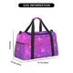 thumbnail image 3 of Disketp Purple Glitter Bolsa de Viaje Tipo Duffle, Bolso de Mano para Fin de Semana para Mujer, Bolsa de Gimnasio Ligera para Hombre, Esencial para Viajes, 3 of 7