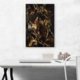 thumbnail image 2 of ARTCANVAS The Adoration of the Shepherds 1614 Canvas Art Print by El Greco - Size: 26" x 18" (1.50" Deep), 2 of 9