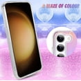 thumbnail image 2 of for Samsung Galaxy S23 Plus 5G Case Magnetic 【Support for Magsafe】 Bling Laser Florescent Iridescent Crystal Luxury Case Camera Protector + 2* Screen Protector Shockproof Edge Cover Case, 2 of 12