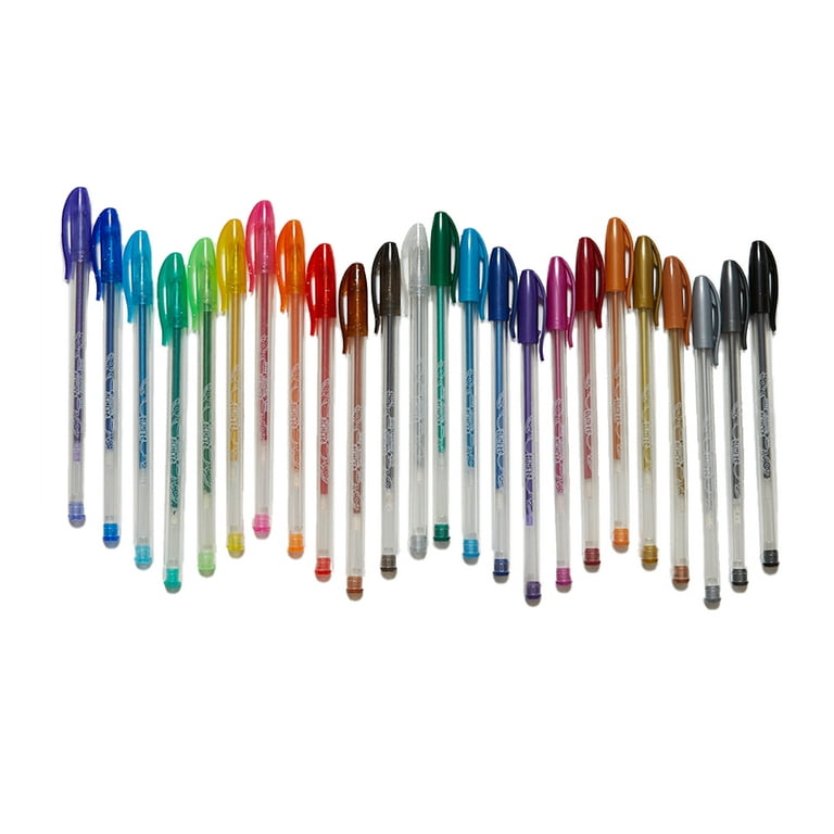 Color & Glitter Color Gel Pens Multicolor-24 Pack - Yoobi 24 ct