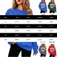 thumbnail image 6 of Game Day Sweatshirt Women Funny Football Print Sweatshirts Pullover Shirt, 6 of 6