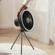 thumbnail image 4 of Sywqhk Soporte de escritorio Ventilador de refrigeración por aire Ventilador de techo para acampar al aire libre (Gris oscuro 10000mAh) Sywqhk Alta Calidad, 4 of 9